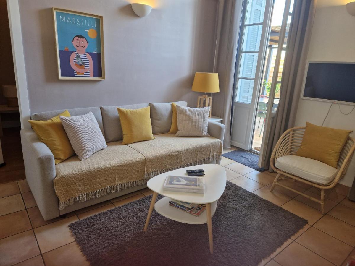 Superbe 2 Pieces Avec Grande Terrasse, Classe *** Marseille Kültér fotó